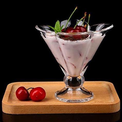 Buy AADESH SALES Deep Flower Shape Ice Cream Bowl Salad Dessert Serving ...