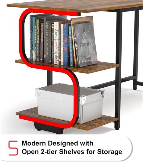 Buy Teraves Reversible Computer Desk for Small Spaces,Small Desk with ...