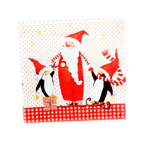 Ezee Santa n Penguins Printed Tissues 3 Ply - 100 Pieces : Amazon.in ...