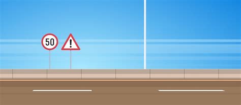 Route asphaltée de l'autoroute et illustration vectorielle plane de ...