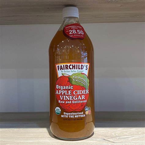 Fairchild's By Golden Valley Vinegar Organic Apple Cider Vinegar 946ml ...