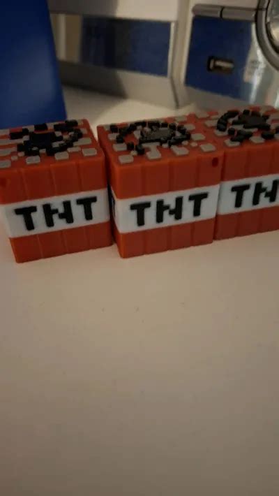Image result for TNT Keychain Minecraft
