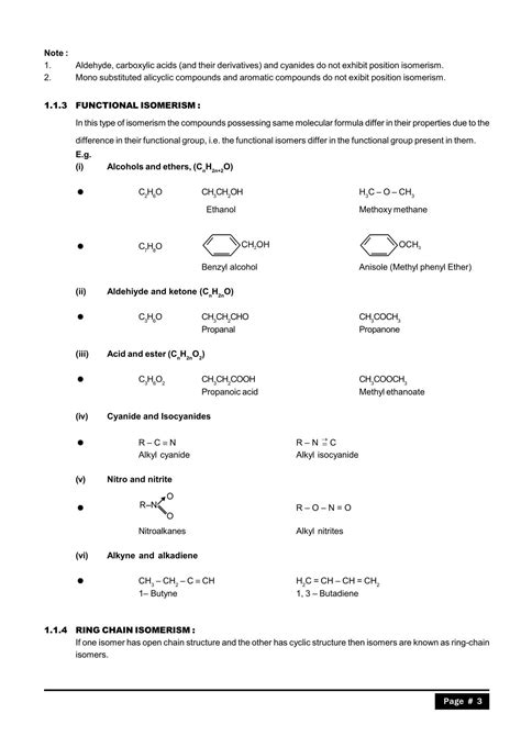 Isomerism Notes for Class 11, IIT JEE & NEET
