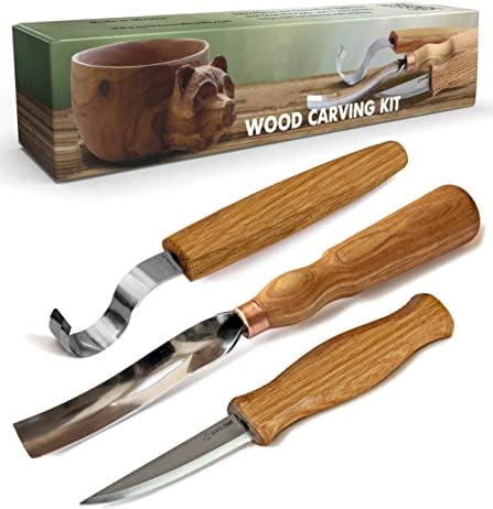 Buy BeaverCraft S14 Wood Carving Tools Kit Wood Carving Set Wood ...