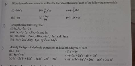 can you solve them in subjective format please - Brainly.in