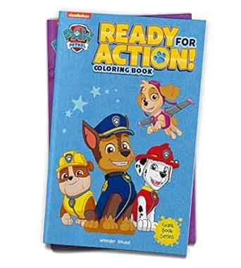 Ready For Action! : Paw Patrol Giant Coloring Book For Kids : Wonder ...
