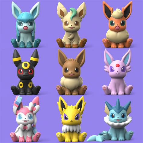 Pokemon Eevee Evolutions Cute