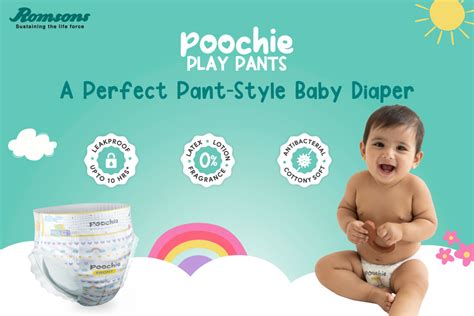 Romsons Poochie Play Pants: A Perfect Pant-Style Baby Diaper – romsons.in