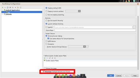 Image result for Default Activity Not Found Android Studio
