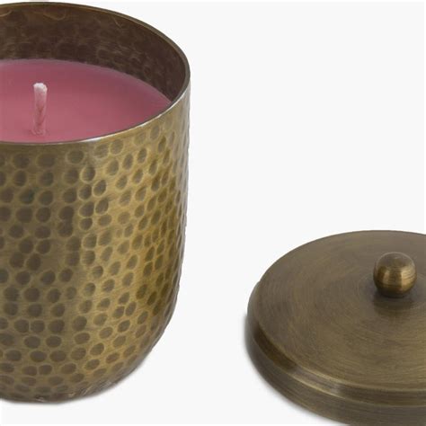 Buy Redolence Daisy Textured Metal Jar Wax Candle from Home Centre at ...