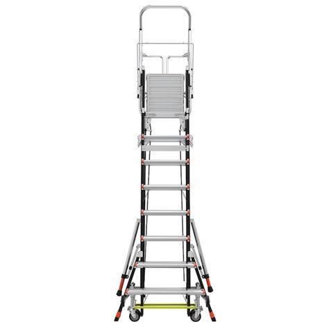 Little Giant Ladders Adjustable Safety Cage M8 14-ft ( 19.9-ft Reach ...