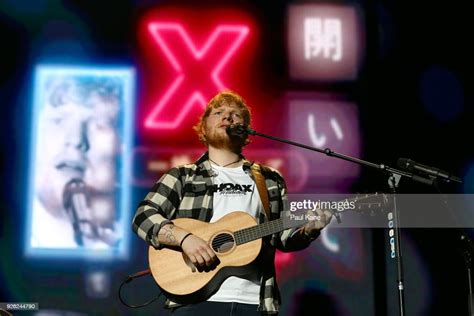 Ed Sheeran performs in concert on the opening night of his Australian ...