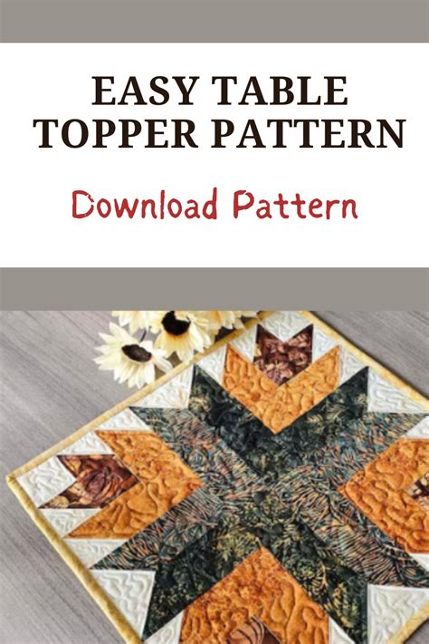 Image result for Free Quilting Tutorials Table Toppers