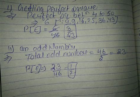 Cards are numbered from 4,5,6. . . . . ,50.One card is drawn random ...