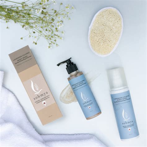 Lavender Body Wash - 2 in 1 Wash and Scrub | Sohmya Naturals