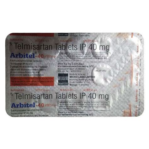 Arbitel-40 Tablet | Uses, Side Effects, Price | Apollo Pharmacy