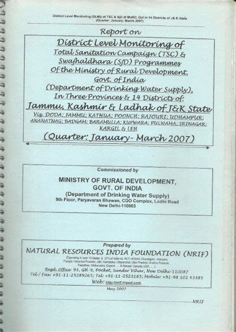 Natural Resources India Foundation (NRIF)