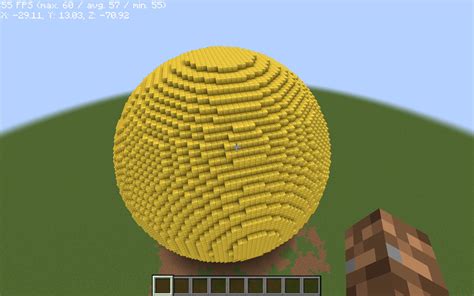 Image result for How to Build a Sphere in Minecraft Command Blocks