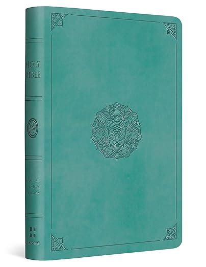 ESV Value Compact Bible (Trutone, Turquoise, Emblem Design) : Crossway ...