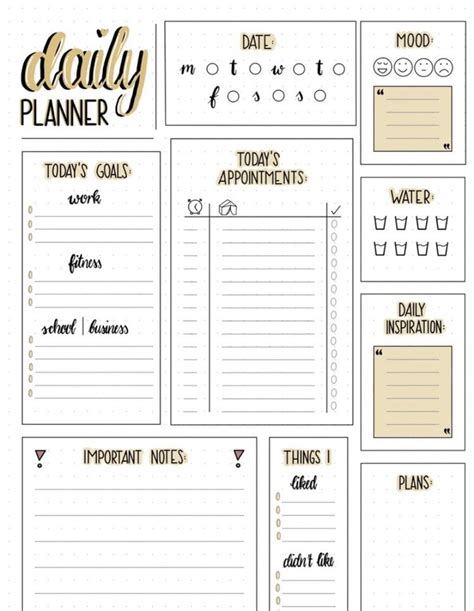 Image result for Planner Example