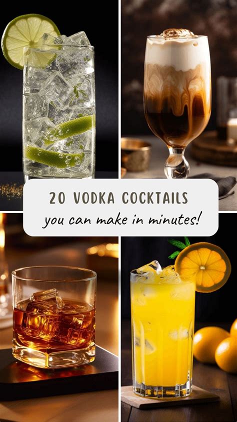 Discover 20 Easy Vodka Cocktails!