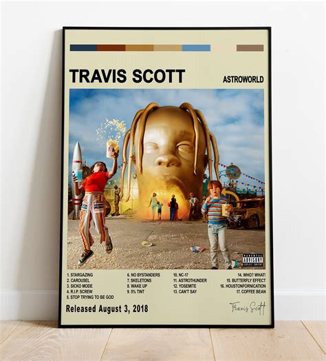 Travis Scott Album Cover Wall Poster
