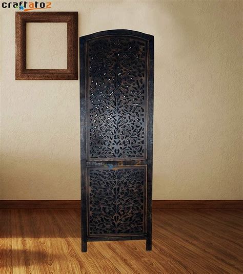 4 panel Wooden Partition | Room dividers | Wooden Room Separators for