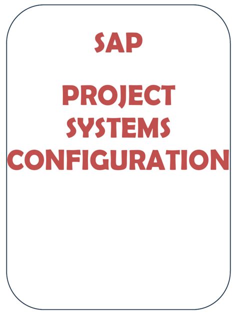 SAP Project Systems PDF 的图像结果