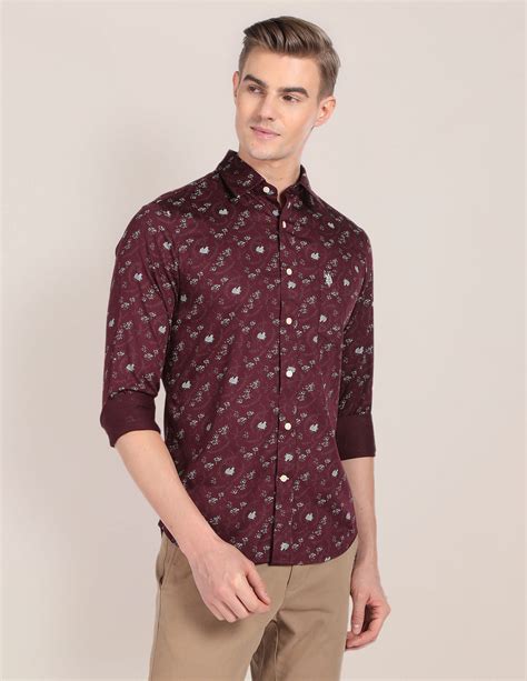 Cutaway Collar Abstract Print Shirt – U.S. Polo Assn. India