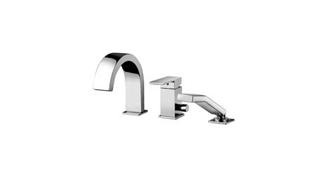 WS Bath Collections Elle EL 040 Diagonal Deck Mounted Roman Tub Filler ...