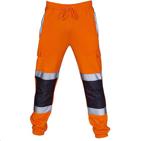 Pxkloy Safety Work Pant for Men,Men's Cargo Pant Enhanced Visibility ...