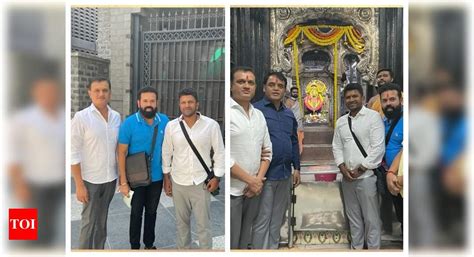 Puneeth Rajkumar visits Shirdi and Kolhapur temples with team ...