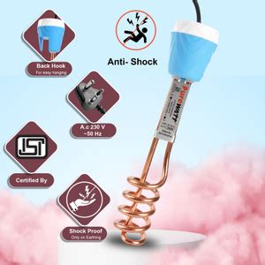 Pure Watt SS021 Copper Water Heater For Home 2000 W Shock Proof ...