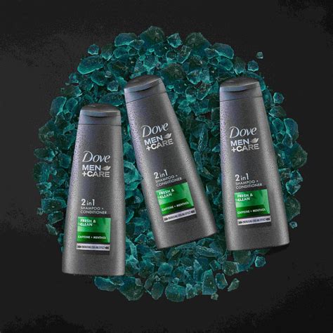 Dove Men+Care Fresh & Clean 2in1 Shampoo+Conditioner, 340 ml Combo (Pa