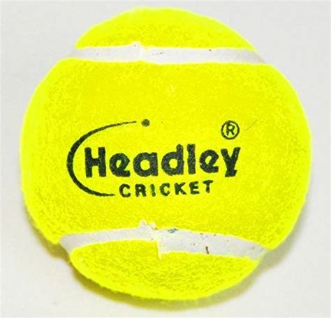 Headley Cricket Ball Heavy Tennis Balls (Yellow, 12-Pack) : Amazon.in ...