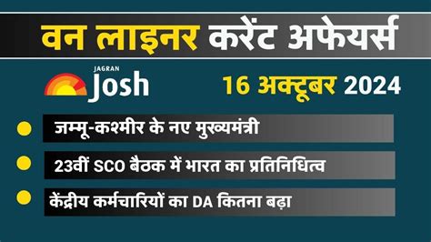 Today Current Affairs Hindi One Liners: 16 अक्टूबर 2024- ICC हॉल ऑफ़ फेम