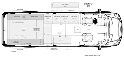 Mercedes Sprinter Van Conversion Floor Plans | Viewfloor.co