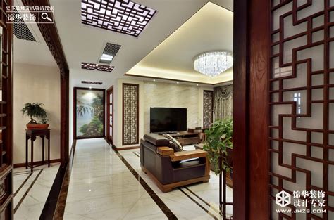 新中式-保利香槟国际-四室两厅-170平米南京装修效果图-南京锦华装饰