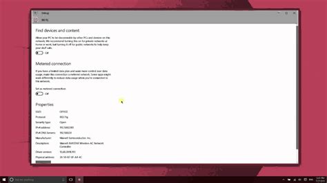 Networking Setting 的图像结果