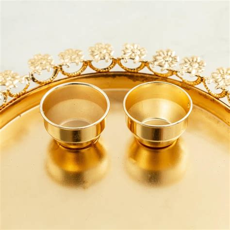Buy Corsica Indique-Utsav Pooja Plate from Corsica by Home Centre at ...