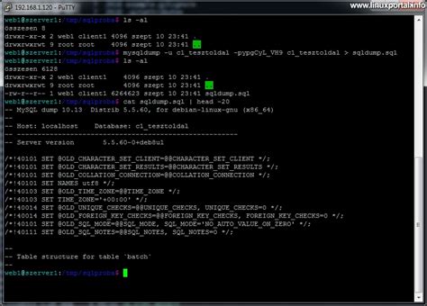 Image result for Mysqldump Example