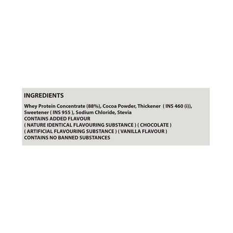 Six Pack Nutrition Just whey Protein Powder 2kg - Chocolate Flavour ...