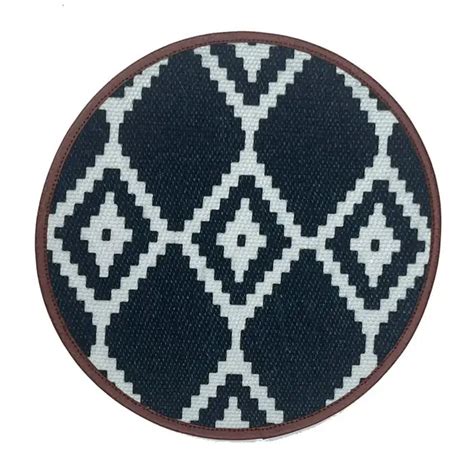 Buy MonaB Set of 2 Printed Round Placemats| 12 IN | BR-305