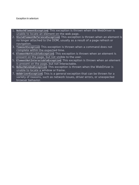 Image result for A Java Exception Has Occurred in Selinium Code