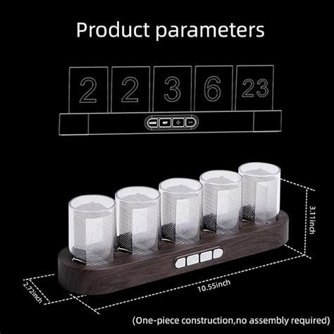 Nixie Clock,Nixie Tube Clock Simulation,Digital | Ubuy India