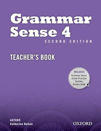 GRAMMAR SENSE 4 STUDENT BOOK WITH ONLINE PRACTICE ACCESS CODE CARD 2E ...