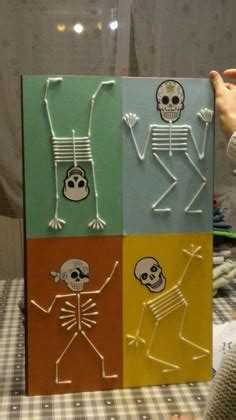 Image result for Skeleton Paper Chain Craft
