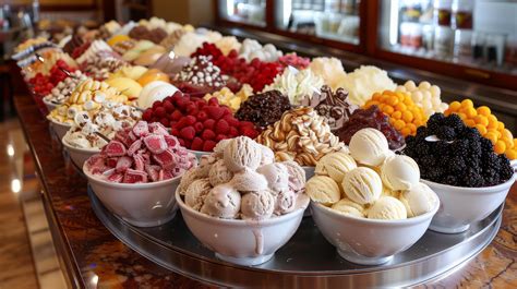 AI generated Assorted Bowls of Ice Cream 43161310 Stock Photo at Vecteezy