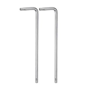 HARFINGTON 2pcs T27 Tamper Proof Torx Star Key Bit Wrench L Shape 4.53 ...
