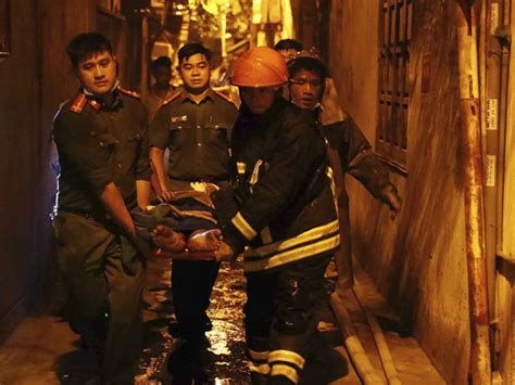 Vietnam Fire Accident, Hanoi Fire Accident, Hanoi Building Rescue ...
